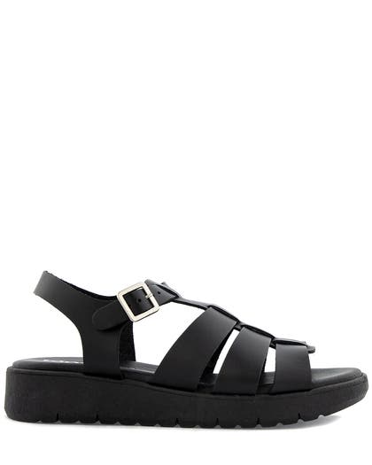 Foot News Svart Sandal