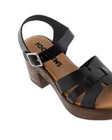 Foot News Svart Sandalett