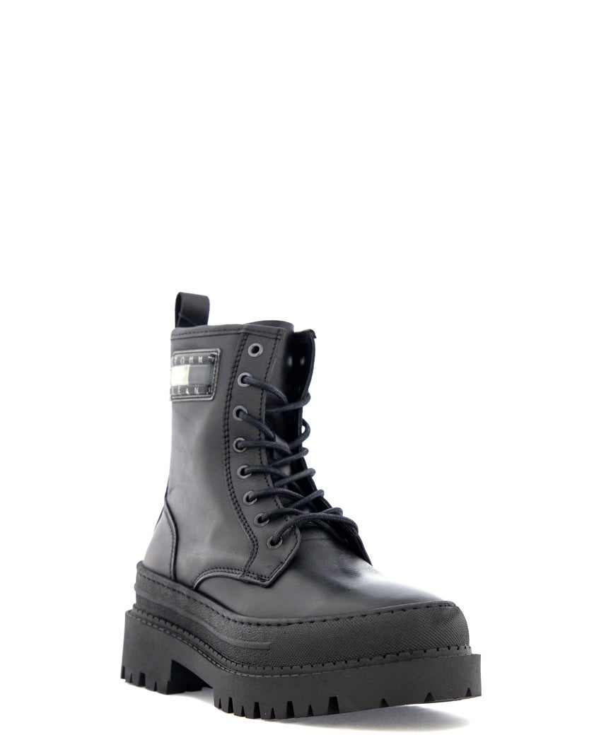 Tommy Hilfiger Svart Känga