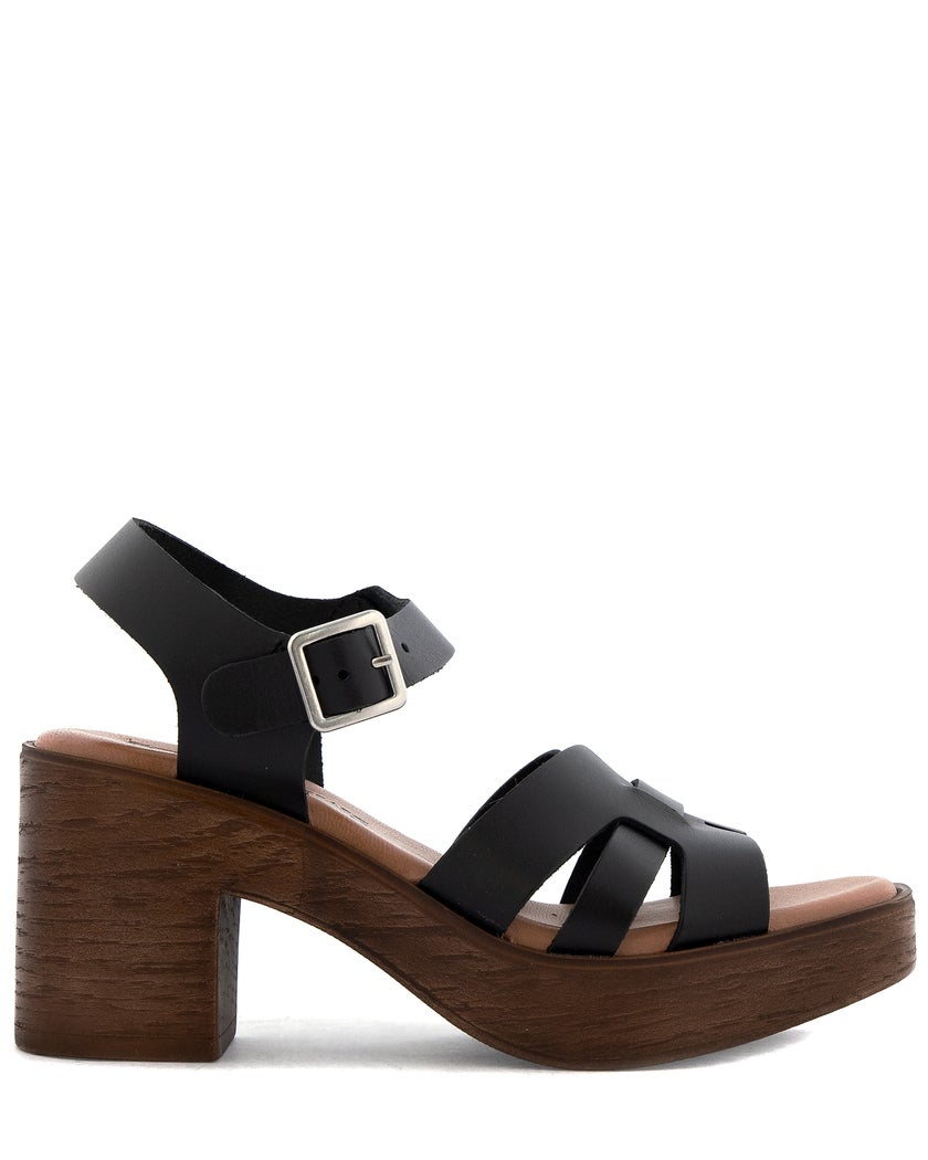 Foot News Svart Sandalett